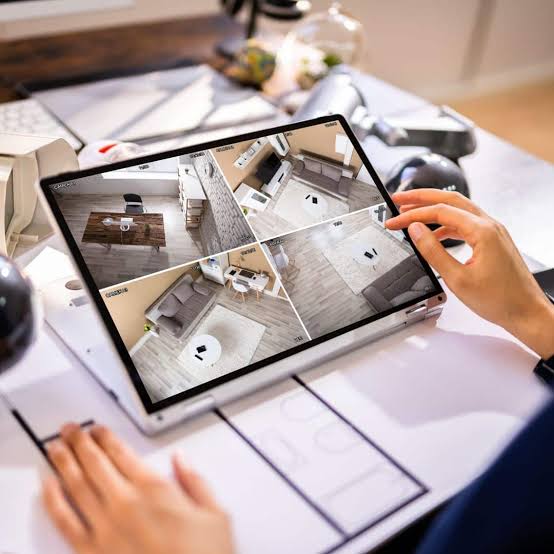 Monitoramento de múltiplas câmeras em notebook