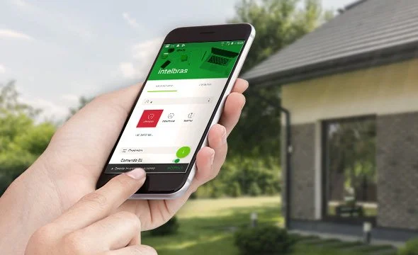 Aplicativo de monitoramento de câmeras no celular